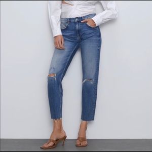 Zara High Waisted Jeans